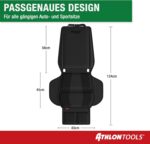 ATHLON TOOLS Kindersitz-Unterlage mit Seitenschutz – Isofix kompatibel, gepolstert & passgenau