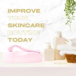 Elliya Rosa Dermaroller 0,25 mm – Microneedling für glatte Haut, inkl. Etui, perfekt für Zuhause