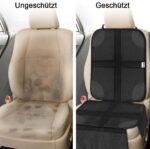 Ezilif Sitzschoner Auto – Isofix geeignet, rutschfest, Schutz für Kindersitze
