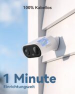 Imou 2K/4MP WLAN Überwachungskamera mit Akku, KI-Personenerkennung, Farbnachtsicht, 2-Wege-Audio & Alexa-Kompatibilität