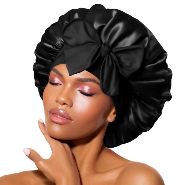 BONNET QUEEN Satin Schlafmütze