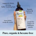 Sky Organics Bio-Rizinusöl – Kaltgepresst, Vegan, Haarpflege & Volumen