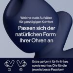 Alpine Silence Ohrstöpsel – V-Form Passform, weiche Spitzen