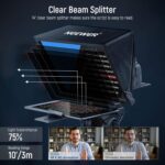 NEEWER X14 Pro Teleprompter – 14" tragbar, App-Steuerung via Bluetooth, RT-110 Fernbedienung, kompatibel mit iPad, Android, Smartphone & Kamera
