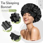 BONNET QUEEN Satin Schlafmütze