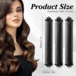 Heatless Curls Band – 3er-Set Lockenwickler für Overnight-Styling, Hitzefreie Locken für mittellanges Haar