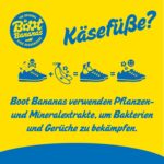 Boot Bananas Schuhdeo – Antibakteriell & Geruchsneutralisierend mit Ätherischen Ölen, 100% Natürliche Materialien