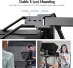 NEEWER X14 Pro Teleprompter – 14" tragbar, App-Steuerung via Bluetooth, RT-110 Fernbedienung, kompatibel mit iPad, Android, Smartphone & Kamera