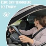 Auto Sonnenschutz Baby & Kinder | UPF50+ UV-Schutz | Nachhaltiges Nylon | Doppelte Schutzwirkung | Mit Saugnäpfen