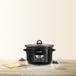 Crock-Pot Schongarer 4,7 l | Bis 5 Personen | Programmierbare Zeitschaltuhr | Schwarz