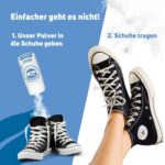 Frischkäse Schuhpuder – 6 Monate Schutz vor Fußgeruch, nachhaltig & effektiv