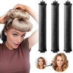 Heatless Curls Band – 3er-Set Lockenwickler für Overnight-Styling, Hitzefreie Locken für mittellanges Haar