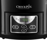 Crock-Pot Schongarer 4,7 l | Bis 5 Personen | Programmierbare Zeitschaltuhr | Schwarz