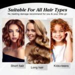 Heatless Curls Band – 3er-Set Lockenwickler für Overnight-Styling, Hitzefreie Locken für mittellanges Haar
