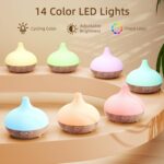 ASAKUKI 300ml Aroma Diffuser mit 8 Ätherischen Ölen