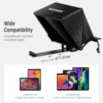 NEEWER X14 Pro Teleprompter – 14" tragbar, App-Steuerung via Bluetooth, RT-110 Fernbedienung, kompatibel mit iPad, Android, Smartphone & Kamera
