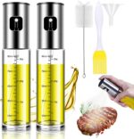BETA NOBLE Ölsprüher – Verstärktes 2er-Set für Kochen, Salat, Grillen & Backen