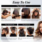 Heatless Curls Band – 3er-Set Lockenwickler für Overnight-Styling, Hitzefreie Locken für mittellanges Haar