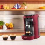 PHILIPS Senseo Maestro Kaffeepadmaschine | Kaffeestärke & Memo | 1,2L Rot