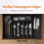 Lifewit Verstellbarer Besteckkasten – Schubladeneinsatz & Organizer für die Küche – Bild 2