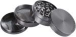 LIHAO 4-teiliges Pollen Grinder Set für Tabak, Kräuter, Gewürze & Kaffee mit Scraper