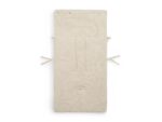 Jollein Fusssack Basic & Grain Knit – Für Babyschale & Autositz 0+ – 3/5-Punkt-Gurt – Strickmuster & Fleece