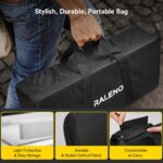 RALENO LED Videoleuchte 2er-Set, 384 LEDs, 8000mAh Akku, 180cm Stativ, Dimmbar 3200-5600K, CRI95 für YouTube & TikTok