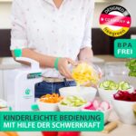 freegreen® Spiralschneider [inkl. Kochbuch]  Perfekt für Obst- & Gemüsenudeln! – Bild 5