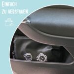 Auto Sonnenschutz Baby & Kinder | UPF50+ UV-Schutz | Nachhaltiges Nylon | Doppelte Schutzwirkung | Mit Saugnäpfen