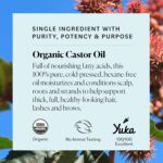 Sky Organics Bio-Rizinusöl – Kaltgepresst, Vegan, Haarpflege & Volumen