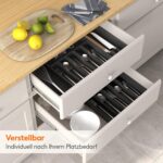 Lifewit Verstellbarer Besteckkasten – Schubladeneinsatz & Organizer für die Küche – Bild 8