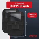 PROTEX Rücksitz-Organizer [Testsieger 2024] – Wasserdicht, mit Tablet-Fach (12 Zoll)