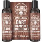 Viking Revolution Bartshampoo & Conditioner – Weich, Glatt & Stark – Mit Sandelholzduft