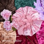 BONNET QUEEN Satin Schlafmütze
