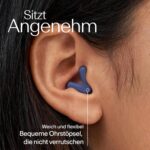 Alpine Silence Ohrstöpsel – V-Form Passform, weiche Spitzen