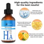 Hochdosiertes Hyaluron Serum mit Vitamin C & E, Anti-Aging & Feuchtigkeit, 60 ml