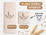 ZOLLNER Körnerkissen groß – Wärmekissen mit waschbarem Bezug, 20x53 cm, ideal für Nacken, Schultern & Koliken
