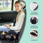 DAECOM Childream® Kindersitzerhöhung Isofix, i-Size (15-36 kg), mit Gurtpolster & Becherhalter