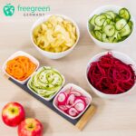 freegreen® Spiralschneider [inkl. Kochbuch]  Perfekt für Obst- & Gemüsenudeln! – Bild 8