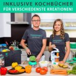 freegreen® Spiralschneider [inkl. Kochbuch]  Perfekt für Obst- & Gemüsenudeln! – Bild 9
