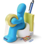 Klebefilmabroller & Organizer – Schreibtisch-Set mit Zubehör