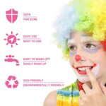 URAQT Kinderschminke Set – Waschbare Schminkfarben für Gesicht & Körper, inkl. Pinsel & Tattoos