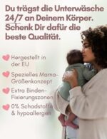 Mrs. Mum Wochenbett Unterwäsche – 7 Stk, waschbar & ÖkoTex I Made in EU