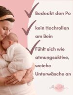 Mrs. Mum Wochenbett Unterwäsche – 7 Stk, waschbar & ÖkoTex I Made in EU