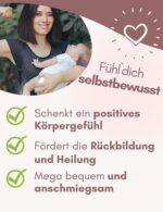 Mrs. Mum Kaiserschnitt Unterhose – High Waist, figurformend & waschbar I ÖkoTex