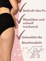 Mrs. Mum Kaiserschnitt Unterhose – High Waist, figurformend & waschbar I ÖkoTex