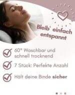 Mrs. Mum Wochenbett Unterwäsche – 7 Stk, waschbar & ÖkoTex I Made in EU