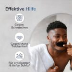 Behale - 30-90x Mundpflaster gegen Schnarchen | Atmungsaktives Mouth Tape für ruhigen Schlaf | Auch für Bartträger
