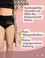 Mrs. Mum Kaiserschnitt Unterhose – High Waist, figurformend & waschbar I ÖkoTex