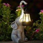 Yeomoo Solar-Gartenfiguren – Wetterfeste Deko mit LED für Garten, Balkon & Terrasse